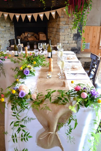 Stables Restaurant, Bridle Table - Styling by Ruby Lane Events.