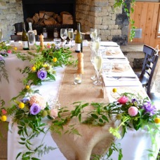 Wedding 11Jan14 Stables Bridle Table End