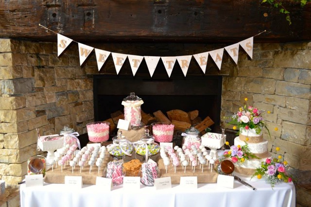 Stables Restaurant, Sweet Station - Styling by Ruby Lane Events.